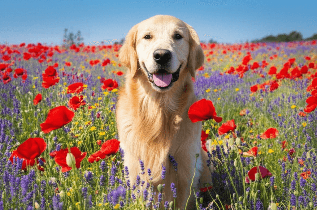 Flower Field Portrait
