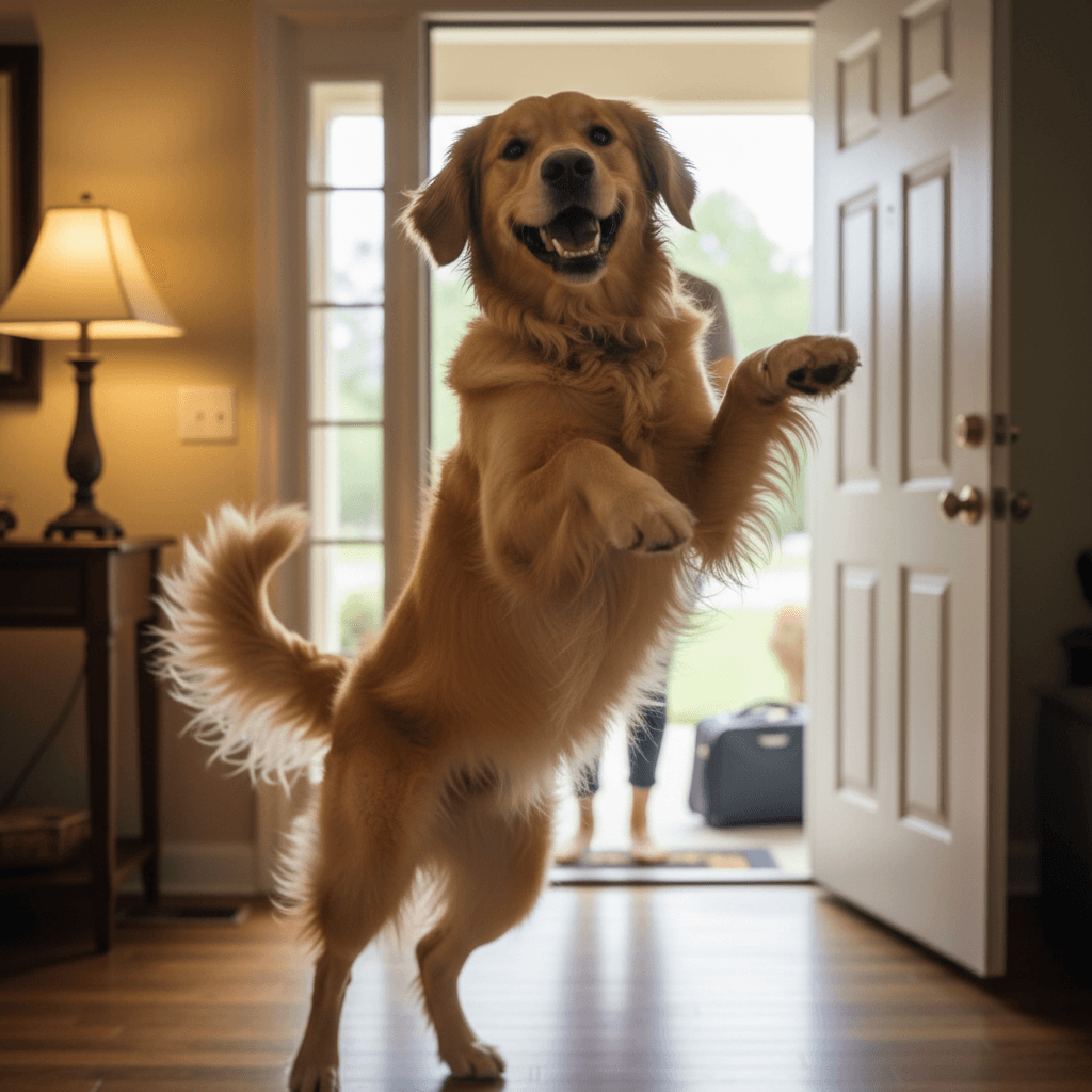 Excited Welcome Home